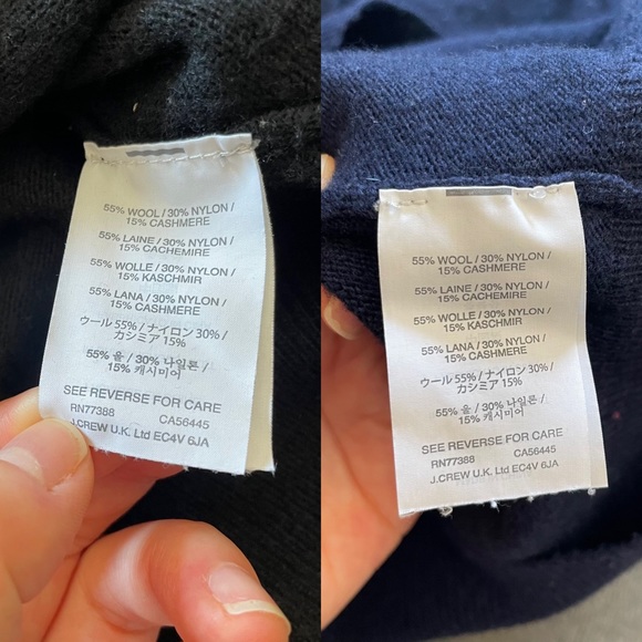 (Lot of 2) J. Crew wool/cashmere cardigans (Sz XS) - Picture 11 of 16